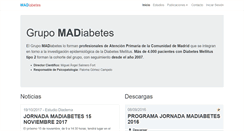 Desktop Screenshot of madiabetes.com