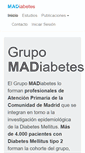 Mobile Screenshot of madiabetes.com